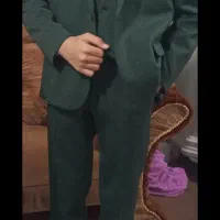 کت وشلوار پیراهن سفید کروات مشکی پسرانه
