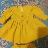 پیراهن شلوار مخمل|کفش و لباس بچه|ورامین, خیر آباد|دیوار