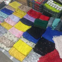 ۸عدد دستمال  طرح دار  کار کریستال ۳۵ دستمال|لباس|بوکان, |دیوار