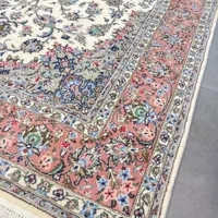 فرش دستباف( بساک ) جفت ۶ متریه حاشیه رنگی یزد|فرش|مشکیندشت, |دیوار