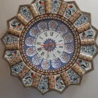 ساعت دیواری میناکاری شده