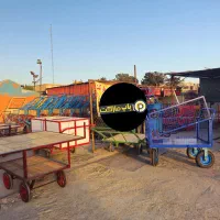 گاری میوه فروشی چهار چرخ دستی میوه فروش.تولیدی پاپ