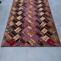 فرش دستباف (بساک)انواع کلاژ و چهل تیکه زیبا|فرش|مشکیندشت, |دیوار