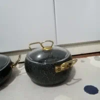ست یک عدد قابلمه و دو عدد ماهیتابه گرانیتی اصل