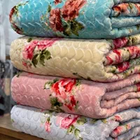 پتو دو نفره گلدار شادیلون مارک دار|رختخواب، بالش، پتو|مشهد, الهیه|دیوار