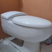 توالت فرنگی و روشویی با شیر