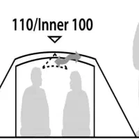 چادر دو پوش دو نفره دانمارکی|کوهنوردی و کمپینگ|تهران, قزل قلعه|دیوار