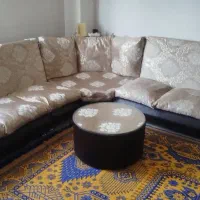 مبل ال هفت نفره با میز گرد