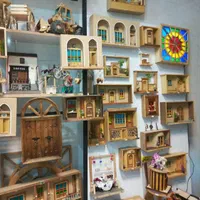 صنایع دستی افرا چوب، سنتی، ماکت کاهگلی