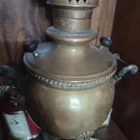 سماور زغالی عتیقه روسی شناسنامه دار|کلکسیون اشیاء عتیقه|ملارد, |دیوار