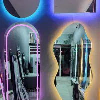 آینه بک لایت/آینه دفرمه/آینه رومیزی