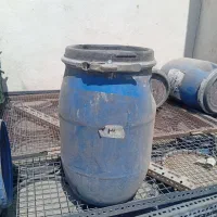 دبه همراه با درب و جفت فلزی