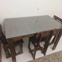 میز نهارخوری چهار نفره کمجا