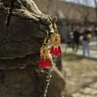 گوشواره دستساز