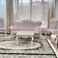 مبل ۷ نفره به همراه ۴ صندلی|مبلمان خانگی و میز عسلی|تهران, فدک|دیوار