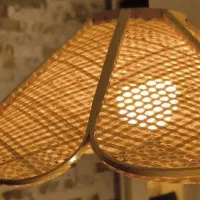 لوستر بامبو اصل|لوستر و چراغ آویز|پردیس, فاز ۱|دیوار