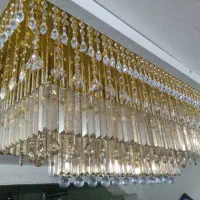 ساخت لوستر های مستطیل با ابعاد متفاوت|لوستر و چراغ آویز|شهرکرد, |دیوار