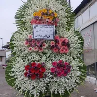 تاج گل سبد‌ پایه گل ترحیم عزا بازارگل استند تاجگل|گل و گیاه طبیعی|تهران, شهرک محلاتی|دیوار