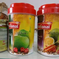 ترشی ناسیونال ساده و میکس و ترشی شیشه ای احمد