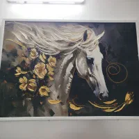تابلو نقاشی طرح اسب
