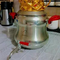 کتری قوری استیل درجه 1بسیارزیبا نو نو|قوری، کتری، قهوه‌ساز دستی|اهواز, زیتون کارمندی|دیوار
