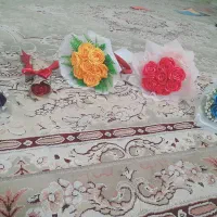 گل روبانی ماندگار (تخفیف ویژه)|گل مصنوعی|یاسوج, |دیوار