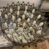 لوستر استیل بزرگ و کوچک