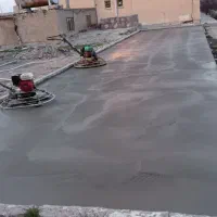 بتن ریزی باماله پروانه ودوربین لیزر ثمین ( اعتبار)