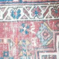 فرش کناره قدیمی نخ نما شده|فرش|تبریز, |دیوار