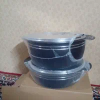 قابلمه ۸ تا ۱۰ نفره تفلون با ماهیتابه بزرگ