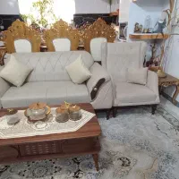 مبل راحتی تقریبا ۵ ماهه خریداری شده فاکتور موجوده|مبلمان خانگی و میز عسلی|نسیم‌شهر, |دیوار