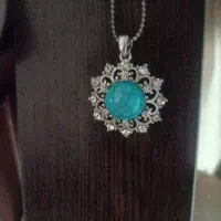 نیم ست فیروزه ای
