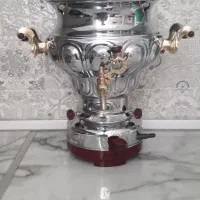 سماور گازی ۶ لیتری با استیل ضخیم