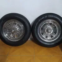 4عدد رینگ لاستیک کالسکه ای درحد لاستیک 90درصد|قطعات یدکی و لوازم جانبی|اراک, |دیوار