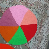 پادری با نخ ریز بافت درطرح و رنگ مختلف
