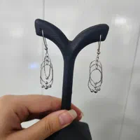 گوشواره گوی دار نقره|بدلیجات|کرمانشاه, |دیوار