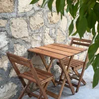 میزوصندلی چوبی