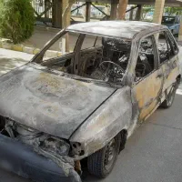 پراید سوخته