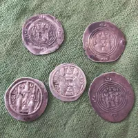 سکه های نقره ساسانیان اصلی