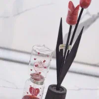 گل چوبی و ساعت شنی ولینتاین