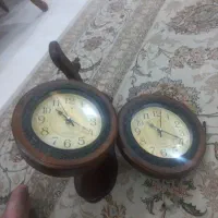 ساعت چوبی ۲طرفه وچوب روسی|ساعت دیواری و تزئینی|فردیس, فردیس|دیوار