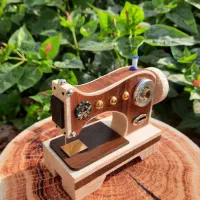 دکوری چوبی نوستالژی چرخ خیاطی|صنایع دستی و سایر لوازم تزئینی|رشت, هلال احمر|دیوار