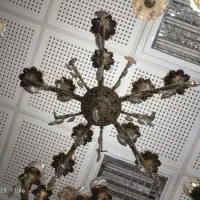 لوستر گلناز ۱۰شعله|لوستر و چراغ آویز|یزد, |دیوار