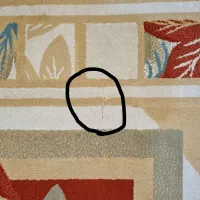 گلیم فرش ۶ متری|گلیم، جاجیم، گبه|رشت, فلسطین|دیوار