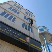 پیچ و رول پلاک نما بدون نیاز به داربست راپل طناب|خدمات پیشه و مهارت|اسلامشهر, باغ فیض|دیوار