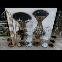 ویترین استند شلف قفسه ۳ طبقه مسوار بلند فلزی