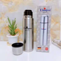 فلاسک/ فلاکس تمام استیل یونیک با کیف چرم