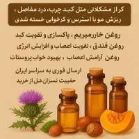 گیاهی درمانی اصل درمان کبد چرب مفاصل، پوست و مو