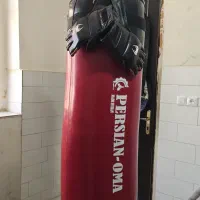 کیسه بوکس حرفه ای با دستکش ام ام ای