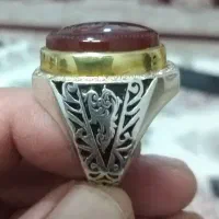 انگشتر عقیق یمن کلکسیونی خطی|جواهرات|یزد, |دیوار